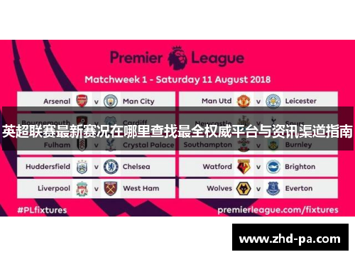 英超联赛最新赛况在哪里查找最全权威平台与资讯渠道指南